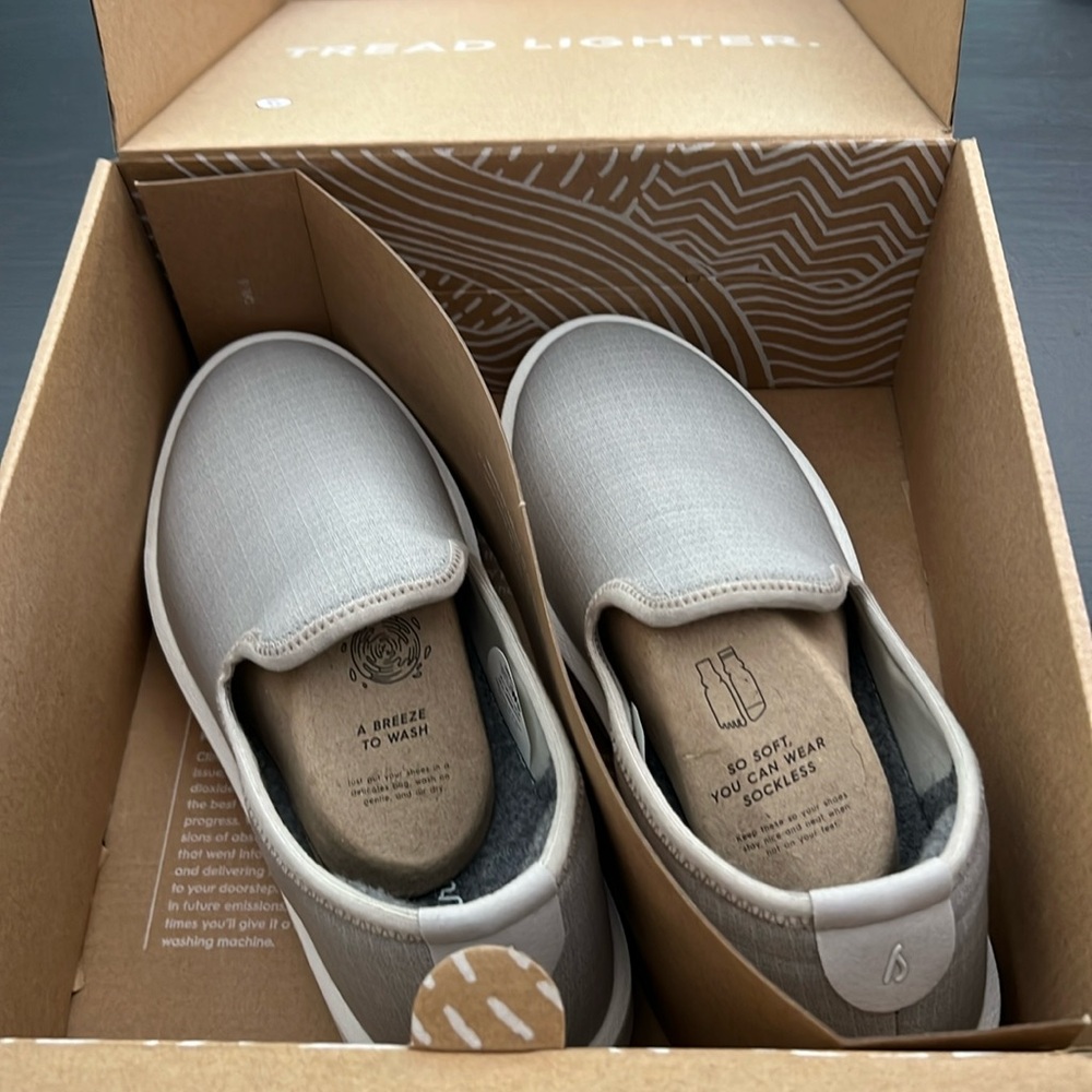 Allbirds Women's Wool Lounger. Pewter Gray (Blizzard) size 8W